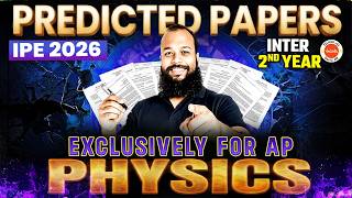 Physics Guess Papers 🚀 | IPE 2026 | Inter 2nd Year | AP Board | Sameer Sir