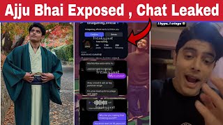 Total Gaming Exposes? Ajju Bhai Instagram Chats Viral With 16 Year Old Girl Ajju Bhai Expose