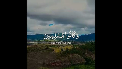 الَّذِينَ آمَنُوا بِآيَاتِنَا وكانوا مسلمين || ياسر الدوسري || تلاوة خاشعة ❤🌹