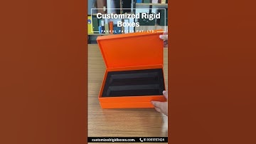 Our orange top-bottom box is premium, and made to make your brand unforgettable.✨ #pankulpapers