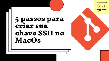 5 passos para criar sua chave SSH Git no MacOs