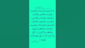 القرآن الكريم سورة الاحزاب صلاح بو خاطر #القرآن_الكريم #راحة_نفسية #اطمئن #رمضان