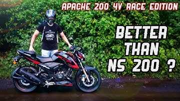 TVS Apache RTR 200 4V Race Edition 2019 Review - Better Than Bajaj NS 200 ?