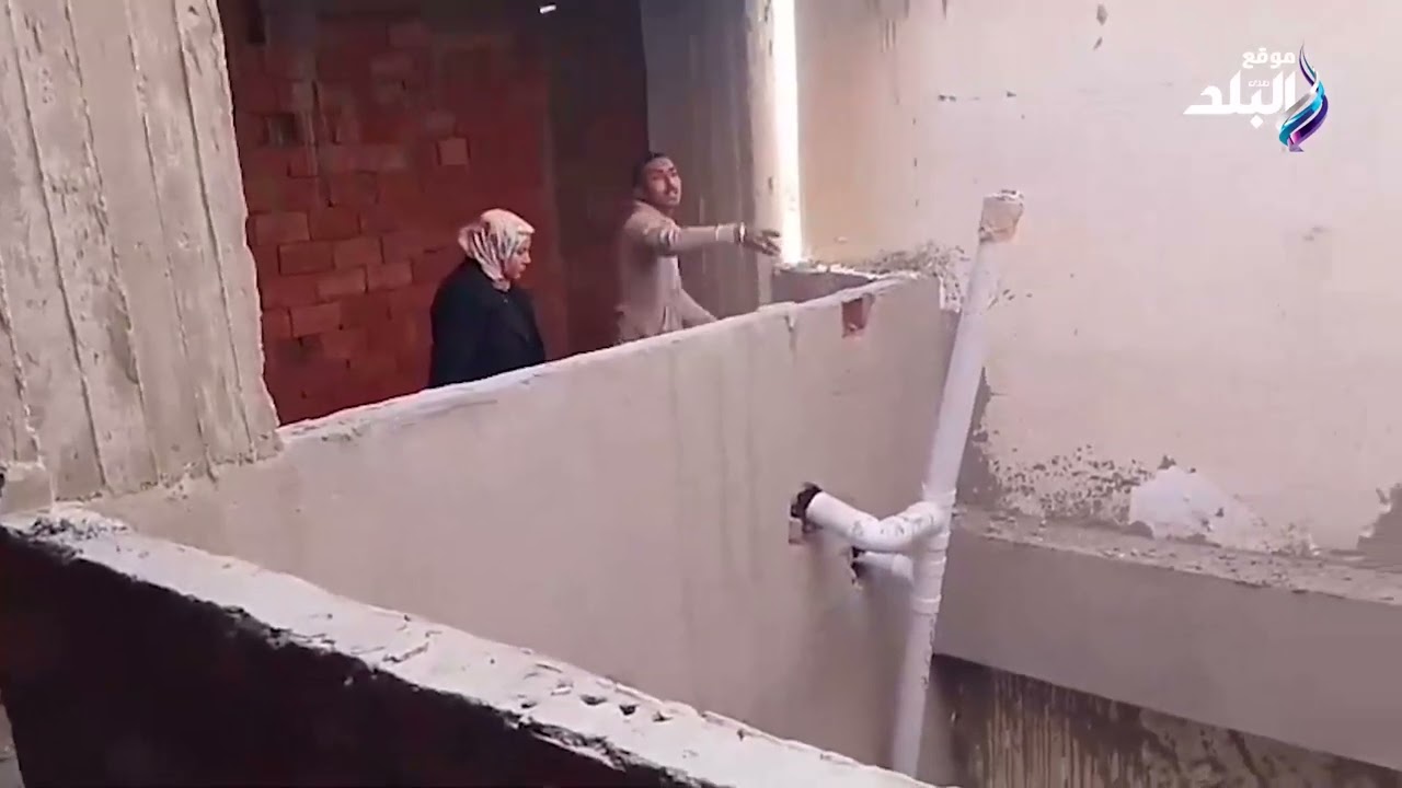 مناخ بورسعيد يزيل شقة سكنية مخالفة تحت الإنشاء بأحد الابراج