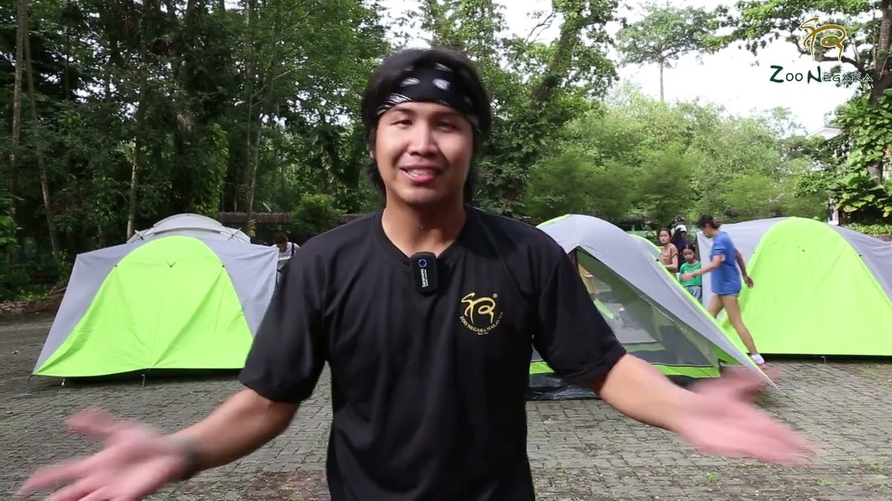 Kita boleh BERKHEMAH dalam ZOO NEGARA MALAYSIA? | Zoo Camp PART 1