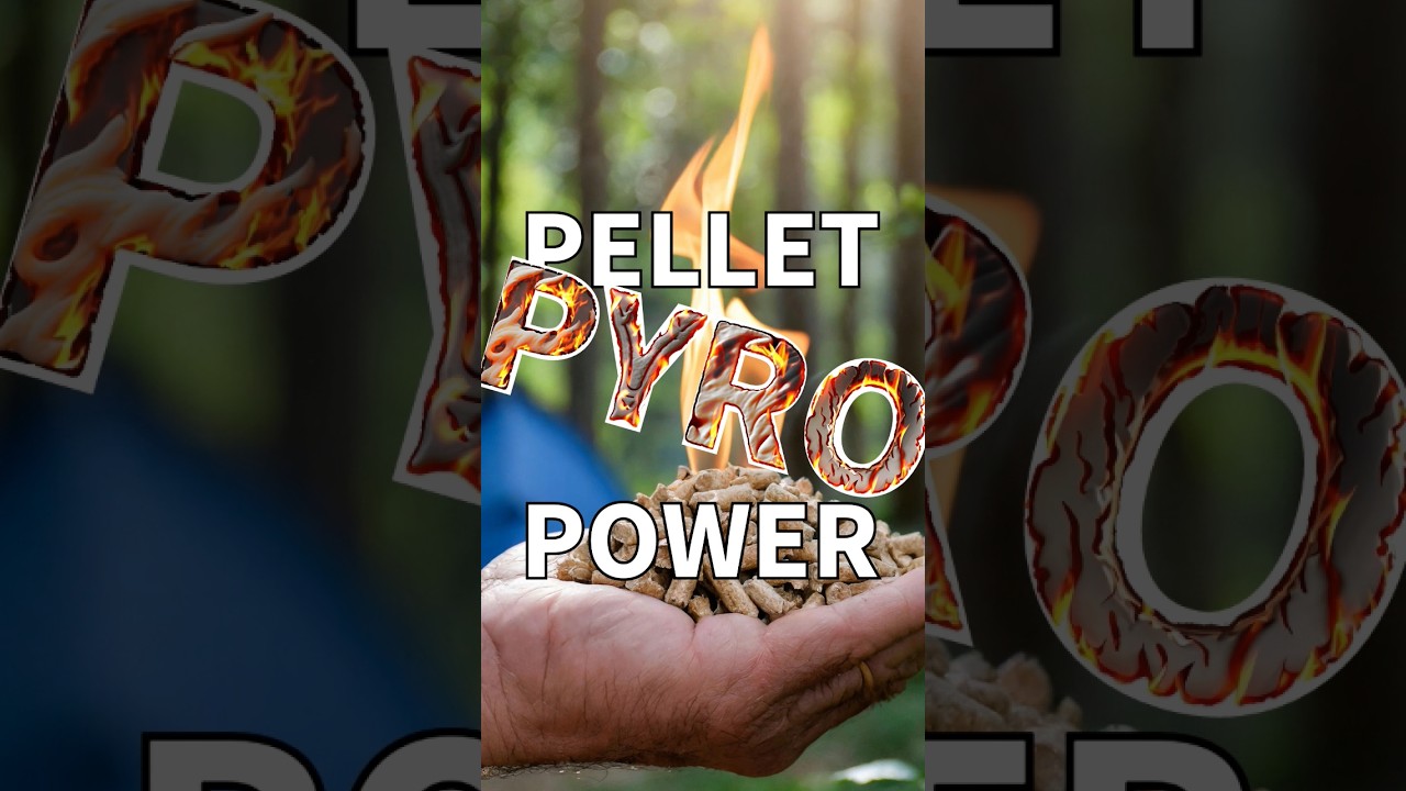 Pellet Pyro Power: Short n Sweet Wood Gas Stove Fuel  🔥 