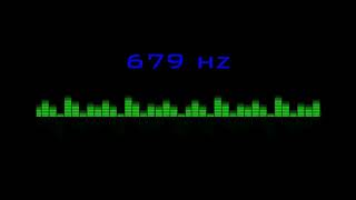 ⒽⓏ| 679 hz Pure Tone Frequency| NO Music , For Meditation, Testing. Black Screen