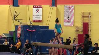 USAG Level 5 Beam Routine 9.500 | Bella Lim | 2018 Hill's Maryland Classic