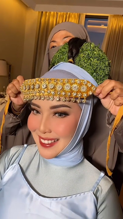Pengantin Palembang hijab #makeupartist #makeup #wedding #shorts
