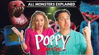 All Monsters in Poppy Playtime Explained Reaction