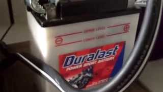 How To Fill A Motorcycle Battery | From out of the box to into the bike.