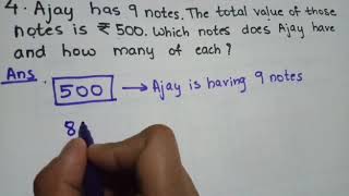 Full Std-IV.    Subject-Maths.    L.no- 7 Coins and Notes ( Maths practice book) Guide
