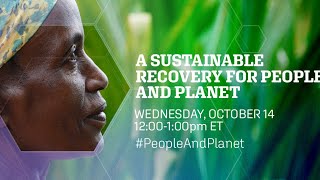A Sustainable Recovery for People and Planet