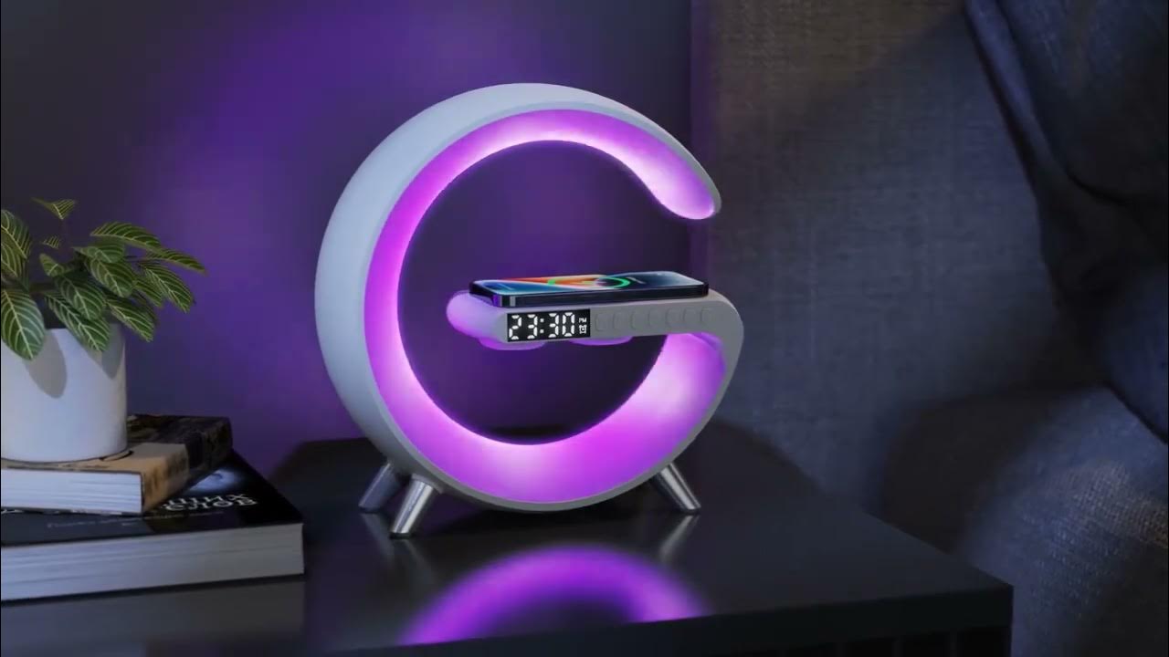 15W LED Atmosphere RGB Sleeping Light Wireless Charger YouTube