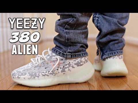 adidas yeezy boost 380 alien on feet