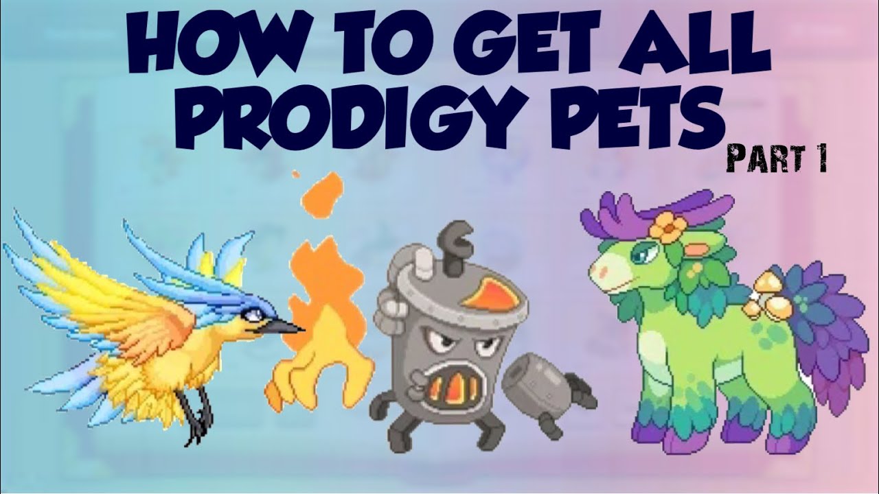 (Sorta Outdated) How To Get EVERY SINGLE PET in Prodigy Math Game (Part