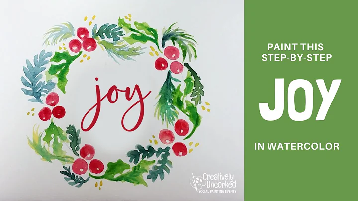 Paint Joy in Watercolor step-by-step