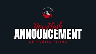 PUBLIC FILING OF REGISTRATION STATEMENT S-1 FOR IPO