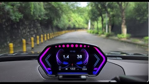 P3 Car OBD2 Gauge Smart digital meter LCD gauge HUD