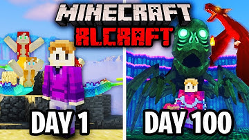 I Spent 100 Days in RLCraft & Beat The Hardest Boss...