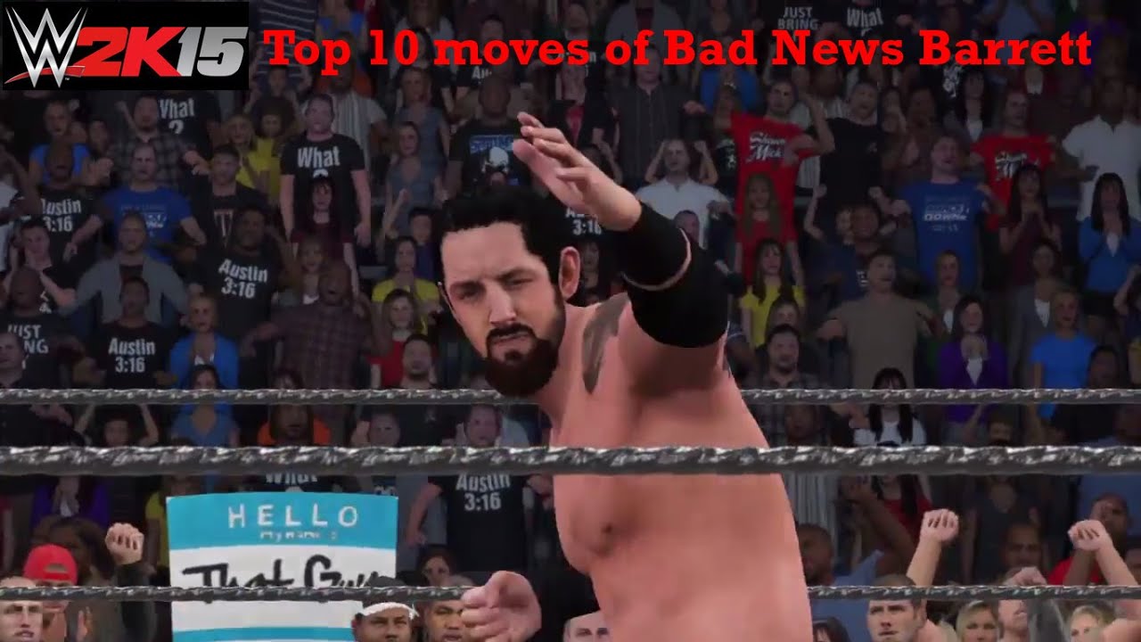 WWE Top 10 Moves of Bad News Barrett (WWE 2K15) Next Gen (PS4)