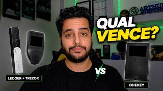 Comparei OneKey, Ledger e Trezor: uma carteira saiu na FRENTE - Veja QUAL ESCOLHER!