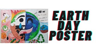 poster on earth day. drawing on earth day. environment day.by shreyash and nitya house