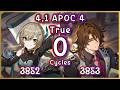 4.1 APOC4 True 0 Cycles : Qingque &amp; Gallagher Superbreak 3852+3853 score clear! | Honkai Star Rail Mp3 Song