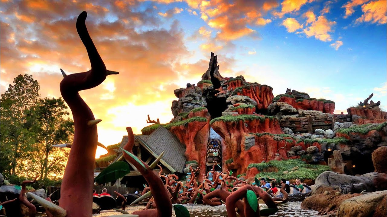 💦 Splash Mountain • Final Ride 4K 🏔️ Disney World #Disney