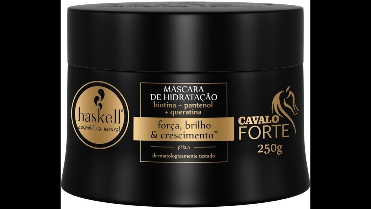 Resenha mascara da haskell cavalo forte - YouTube