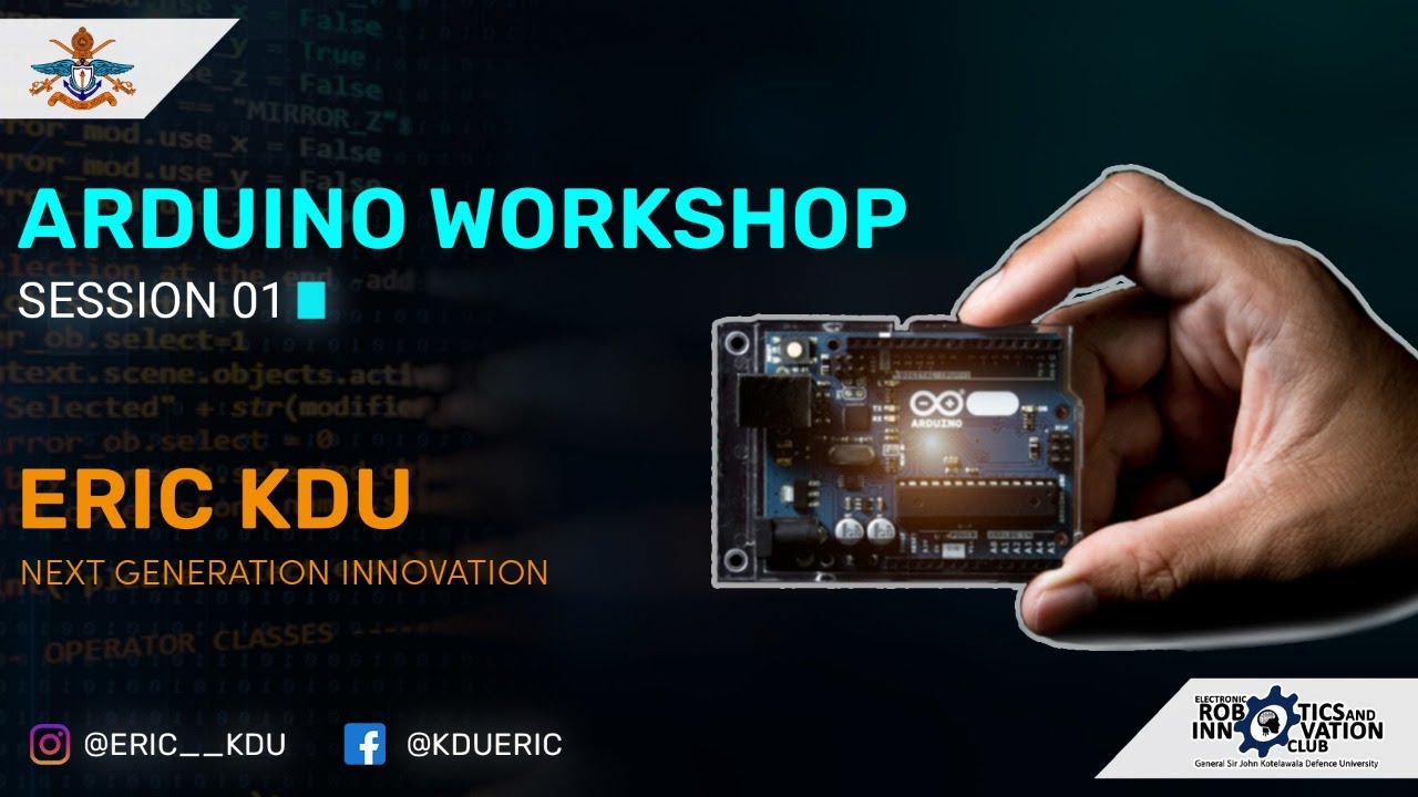 Arduino workshop session 1 - YouTube