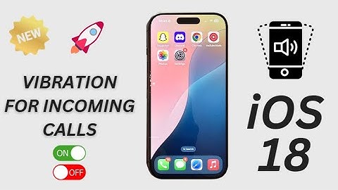 📱 How to Turn On/Off Vibration for Incoming Calls on iPhone iOS 18 | Quick & Easy Guide 🔥