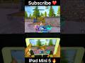 Fastest 5 Finger Player 😍 iPad Mini 5 Pubg Test 2025🔥 #ytshorts#foryou#pubg