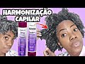 SHAMPOO E CONDICIONADOR HARMONIZAÇÃO CAPILAR NOVEX HIALURÔNICO Embelleze - Cabelo crespo