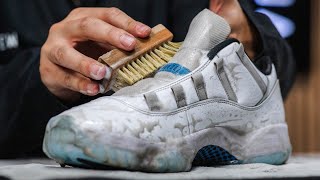 How To Clean Air Jordan 11 Legend Blue Lows With Reshoevn8r