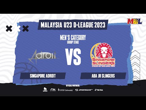 Singapore Adroit vs ABA Jr Slingers | Game 63 | Malaysia U23 D-League