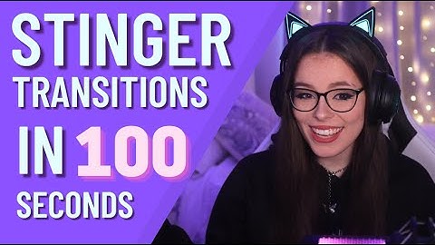 How to: FREE STINGER TRANSITIONS in 100 seconds