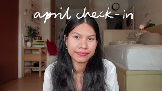 📔 april 2025 check-in | 🥴 dealing with a hectic season, changing goals, new yt schedule