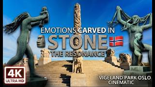 🗿EMOTIONS CARVED IN STONE  🇳🇴🌿🎬 | 4K Vigeland Park Oslo Cinematic Horizontal