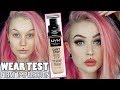 NEW Nyx Can't Stop Won't Stop Foundation - Wear Test & First Impression | Evelina Forsell