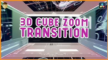 3D Cube Zoom Transition DaVinci Resolve