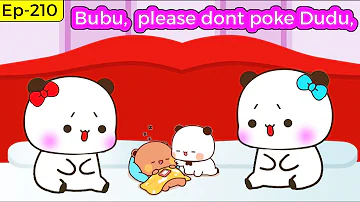 Bubu bothering Dudu part-2 😍 | EP-210 | Gomu Peachu Love story | Animation | cartoon | famous video