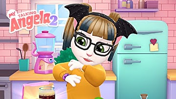 My Talking Angela 2 - Gameplay Walkthrough Part 34 - Donut Spin (iOS, Android)