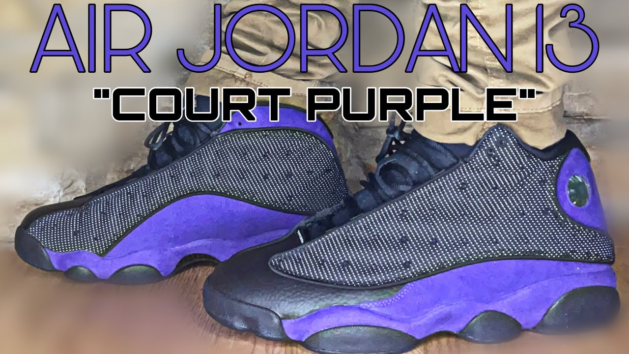 JORDAN 13 COURT PURPLE!! ON FEET & HOW TO STYLE!! 