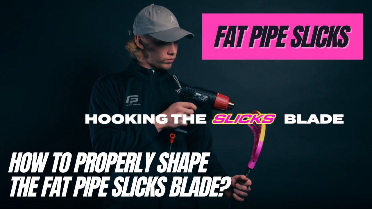 How to Shape the Fat Pipe SLICKS Blade? 🔥Be Careful with Heating!