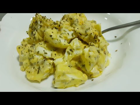 Vídeo: Salada De Caranguejo Com Queijo E Ovos