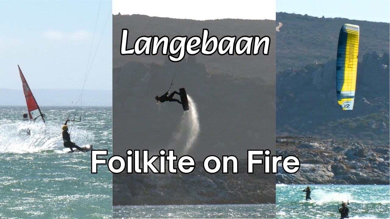 Langebaan Foilkite on Fire