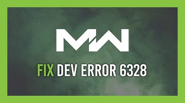 Modern Warfare: FIX Dev Error 6328