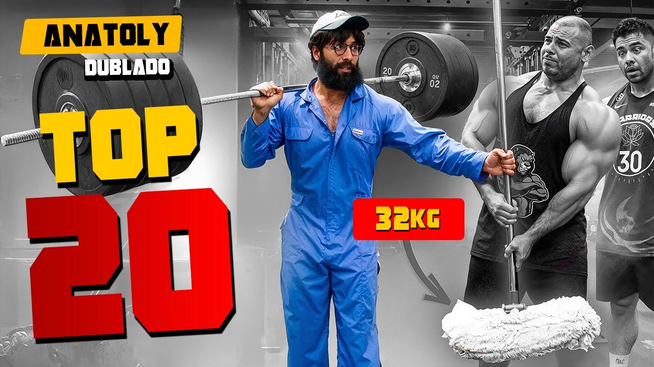 Os 20 melhores Vídeos ANATOLY ZOANDO os marombados na academia