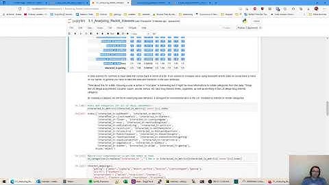 Subreddit Analysis: Tutorial 3.1 - Analyzing Reddit Interests